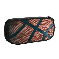 FLYIFE Basketball Sport Große Federtasche mit 2 Fächern Federmäppchen Federmäppchen Federmäppchen Tasche Organizer für Mädchen Jungen Student Schule Büro Uni -, Schwarz , Einheitsgröße, Schulranzen von FLYIFE