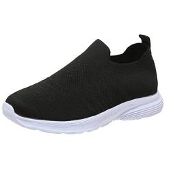 FNKDOR Slip On Sneakers Damen Ohne Schnürsenkel Mesh Atmungsaktiv Sportschuhe Turnschuhe Laufschuhe#55 von FNKDOR