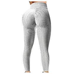 Jogginghose Damen Leggings Workout Laufhose für Frauen athletisches Yoga-Fitness Sporthose von FNKDOR