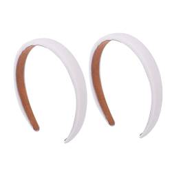 FOMIYES 2st Stirnband Schwämme Modischer Haarreifen Haarband Aus Schwamm Einfacher Haarreif Schwamm Haarband Frauen Haare Sommer Haarschmuck Damen Weiß von FOMIYES