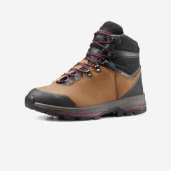 Trekkingschuhe Damen Leder wasserdicht - MT100 von FORCLAZ