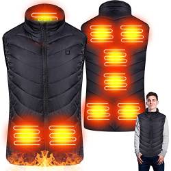 FORMIZON Beheizbare Weste, Elektrische Heizweste für Damen und Herren, ärmellos Jacke Mit Heizung, USB Elektrisch Heated Vest Waschbar Winter Wärmende Gilet für Wandern Camping(XXL) von FORMIZON