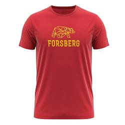 FORSBERG T-Shirt Skogson, Farbe:rot/gelb, Größe:M von FORSBERG