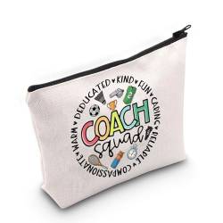 Make-up-Kosmetiktasche mit Reißverschluss für Sportlehrer, Sportunterricht, Geschenk für Sportlehrer, Geschenk, Coach Squad UK 2, Make-up-Tasche von FOTAP