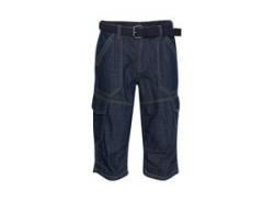 Cargoshorts FQ1924 "Cargoshorts FQZamo" Gr. S, N-Gr, blau (denim dunkelblau), Herren, Obermaterial: 100% Baumwolle CO., Hosen von FQ1924