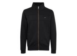 Sweatjacke FQ1924 "Sweatshirtjacke FQJules" Gr. S, schwarz (schwarz beauty), Herren, Obermaterial: 60% Baumwolle CO. 40% Polyester PES., Sweatjacken von FQ1924