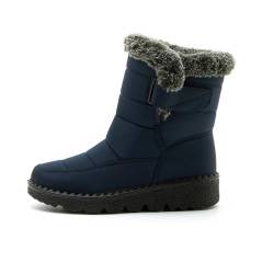 FUSHITON Damen Winterstiefel Winterschuhe Warm Gefüttert Schneestiefel rutschfeste Wanderschuhe wasserdicht von FUSHITON