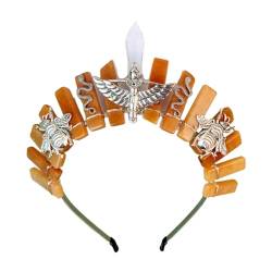 FUXIU Kristallkrone, Stirnband, handgefertigt, Tiaras, Stirnband für Damen, Hochzeit und Partys, Braut-Haar-Accessoires von FUXIU