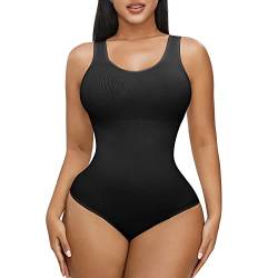 FXTYK Shape Body Damen Stark Formend U-Ausschnitt Bauchweg Bodysuit Shapewear Thong Tummy Control Formende Bodys Tanga FüR Damen von FXTYK