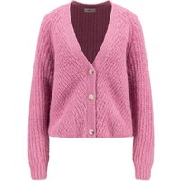 FYNCH-HATTON® Strickjacke, Wollanteil, für Damen, pink, S von FYNCH-HATTON