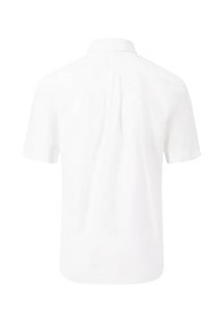 FYNCH-HATTON Herren Halbarm-Hemd aus Slub-Baumwolle, White, XL von FYNCH-HATTON