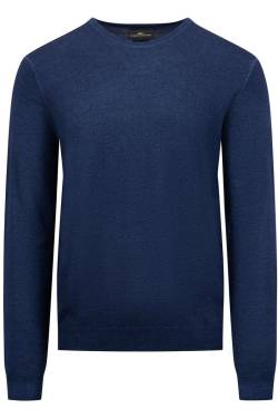 Fynch-Hatton Modern Fit Strickpullover RundhalsNight, Einfarbig von FYNCH-HATTON