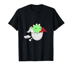 Drachen Drache Eierschale Baby Engelchen Teufelchen Dinos T-Shirt von Fabeltiere Drachen Drache