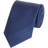 Fabio Farini Krawatte elegante Dunkelblaue Herren Krawatten - Schlips in 8cm (ohne Box, Unifarben) Breit (8cm), Enzianblau von Fabio Farini