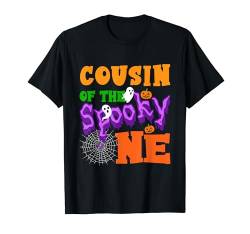 Cousin of the Spooky One, passend zum 1. Geburtstag, für Kinder T-Shirt von Faboolous Family Halloween Birthday Party Outfits