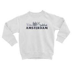 Fabulous Unisex-Sweatshirt für Kinder Amsterdam Minimalist Reisen Niederlande Tourismus von Fabulous