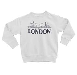 Fabulous Unisex-Sweatshirt für Kinder London Minimalist Reisen England von Fabulous