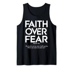 Christian shirts for men Christianity Shirts Faith Over Fear Tank Top von Faith Over Fear Mens Christian God Graphic Tees