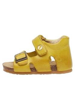Falcotto BEA-Sandalen aus Leder mit Schnalle und Klettverschluss, gelb 23 von Falcotto