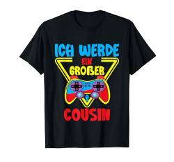 Ich Werde ein Großer cousin Baby cousin Ankündigung 2025 T-Shirt von Familienoutfit zur Bekanntgabe der Schwangerschaft