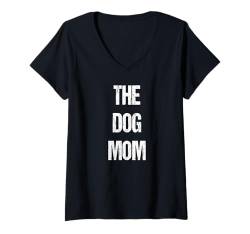 Damen Hund Mama Familie Gruppentreffen Party T-Shirt mit V-Ausschnitt von Family En Reunion.