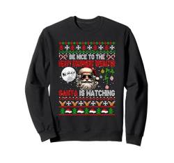 Nice To Heavy Equipment Operator Xmas Job Team Santa Sweater Sweatshirt von Family Lover Christmas Costume