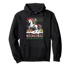 Süßer Elfenreit-Einhorn, Weihnachtspullover, Kinder, Kleinkind Pullover Hoodie von Family Lover Christmas Costume