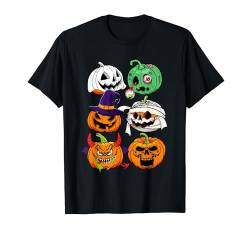 Halloween Collection Horror Witch Boo Ghost Carved Pumpkins T-Shirt von Family Lover Halloween Costume