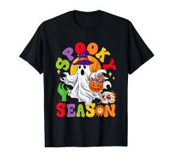 Spooky Season Costume Boo Ghost As Witch Halloween Candies T-Shirt von Family Lover Halloween Costume