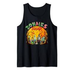 Zombies Squad Halloween Moon Group Zombies Costume Boy Tank Top von Family Lover Halloween Costume