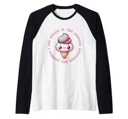 Ice-Cream Answer, ich habe es vergessen, Fragestag Lustig Raglan von Family Modern Ice-Cream Always Answer Co