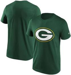 Fanatics Green Bay Packers Logo Männer T-Shirt dunkelgrün S 100% Baumwolle NFL, Sport von Fanatics