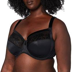 Fantasie Damen Illusion Underwire Side Support Full Coverage Bra BH mit voller Abdeckung, schwarz, 80FF von Fantasie