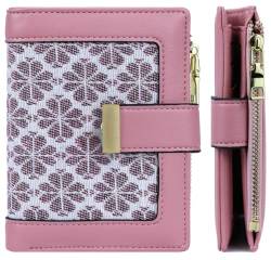 Farcauo Portemonnaie Damen Geldbörse Frauen Rosa RFID-Blockierung Geldbörse für Frauen Klein Portmonee Frauen Geschenke für Frauen Geldbörsen Ausweis- & Kartenhüllen Wallets for Women von Farcauo