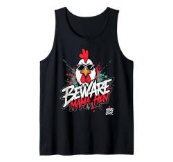 Lustig Huhn Mama Vorsicht Mama Huhn Liebhaber Landwirt Tank Top von Farm n' Fancy