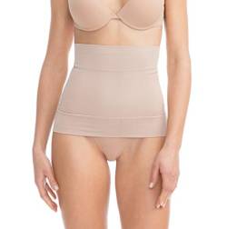 FarmaCell Shape 605 (Beige, XL) Figurformender Bauchgurt/Miedergurt hohe Taille aus Mikrofasern von FarmaCell