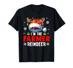 I'm The Farmer Reindeer Xmas Santa Reindeer Funny Job T-Shirt von Farmer Christmas Costume