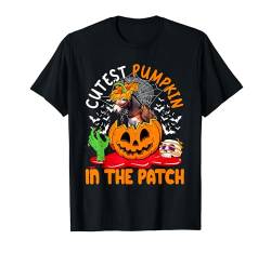 Cutest Pumpkin In Patch Halloween Mule In Pumpkin T-Shirt von Farmer Halloween Costume