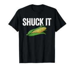 Shuck It Lustig Corn Farmer Corny Shuck It T-Shirt von Farming Corn Farmer Co.