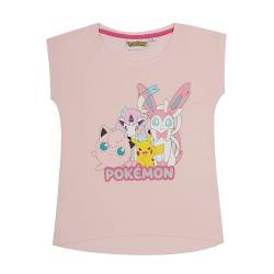 Pokemon T-Shirt Mädchen (DE/NL/SE/PL, Numerisch, 116, Regular, Rosa) von Fashion UK