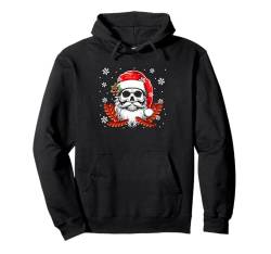 Santa Skull With Sausage Christmas Fast Food Lover Kids Pullover Hoodie von Fast Food Christmas Costume