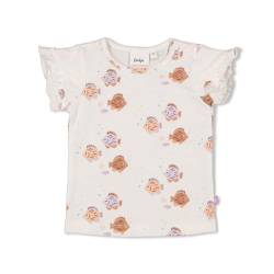 Feetje Baby Mädchen Kurzarm Shirt 00869 in Weiss, Kleidergröße:80, Farbe:Weiss von Feetje