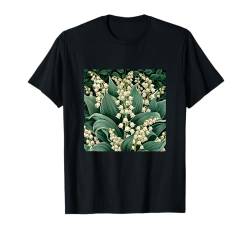 Vintage Botanical Print: Strauß Maiglöckchen Blumen T-Shirt von Feliscope Flowers