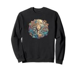 Weibliche Göttin Erde göttliche spirituelle Energie für Frauen Sweatshirt von Feminine Power Love Meditation Nature Mother Gift