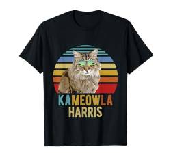 Cat Damen für Kameowla Funny Cat Kamala Harris 2055 T-Shirt von Feminist Political Icon Women's Rights