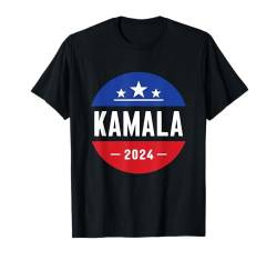 Kamala Harris 2024 Harri Walz Kamala für Präsident T-Shirt von Feminist Political Icon Women's Rights