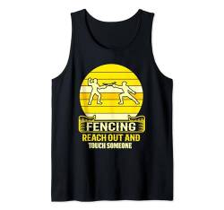 Lustiges Fecht-Trainer-Geschenk für Sie und Ihn Tank Top von Fencing Coach Fencing Lover Gift for Him and Her