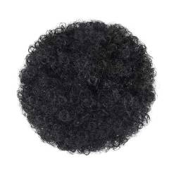 Fenteer Afro-Haarknoten, kurzer Afro-Dutt, einfach zu tragen, modisch, synthetisch, leicht, atmungsaktiv, Haarteile für schwarze Frauen zum Einkaufen und, 15CM von Fenteer