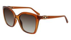 Sonnenbrillen  Ferragamo Sf1026s col. 261 Damen Rechteckig Braun von Ferragamo