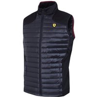 Scuderia Ferrari Daunenweste Scuderia Ferrari Weste Softshell Daunenmix mit Stehkragen, toller Materialmix aus Daunen und Softshell von Scuderia Ferrari